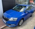 Синий Шкода Фабия, объемом двигателя 1 л и пробегом 65 тыс. км за 9808 $, фото 1 на Automoto.ua