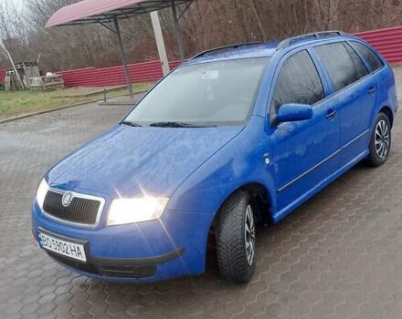 Синій Шкода Фабія, об'ємом двигуна 1.4 л та пробігом 293 тис. км за 3750 $, фото 1 на Automoto.ua