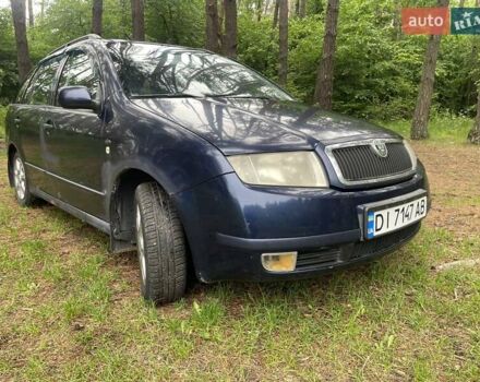 Синий Шкода Фабия, объемом двигателя 1.39 л и пробегом 235 тыс. км за 2300 $, фото 6 на Automoto.ua
