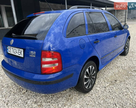 Синий Шкода Фабия, объемом двигателя 1.4 л и пробегом 293 тыс. км за 3500 $, фото 4 на Automoto.ua