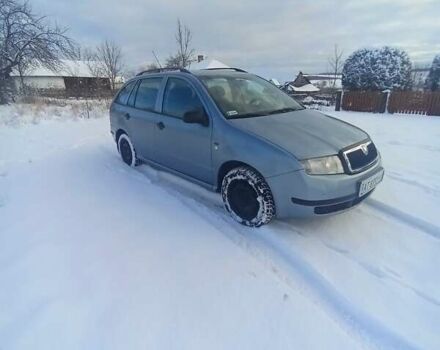 Синий Шкода Фабия, объемом двигателя 1.4 л и пробегом 230 тыс. км за 3600 $, фото 2 на Automoto.ua