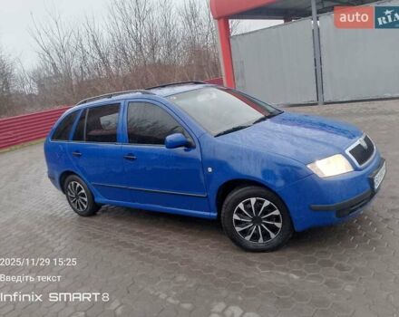 Синій Шкода Фабія, об'ємом двигуна 1.4 л та пробігом 293 тис. км за 3750 $, фото 3 на Automoto.ua