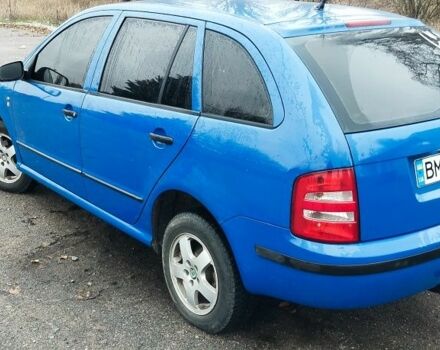 Синий Шкода Фабия, объемом двигателя 1.4 л и пробегом 405 тыс. км за 3499 $, фото 4 на Automoto.ua