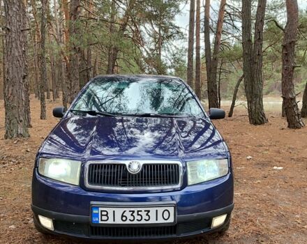Синий Шкода Фабия, объемом двигателя 1.4 л и пробегом 380 тыс. км за 3500 $, фото 6 на Automoto.ua