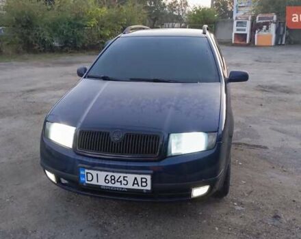 Синий Шкода Фабия, объемом двигателя 1.4 л и пробегом 200 тыс. км за 3500 $, фото 1 на Automoto.ua