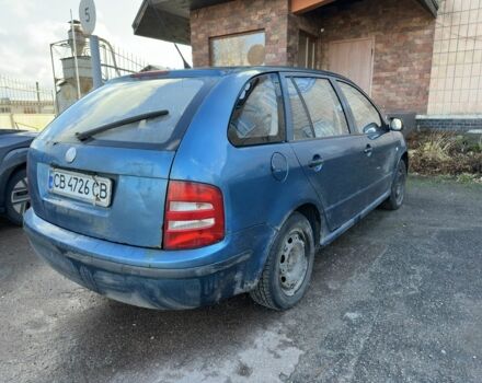 Синий Шкода Фабия, объемом двигателя 1.4 л и пробегом 354 тыс. км за 2250 $, фото 2 на Automoto.ua