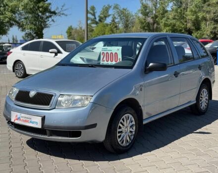 Синий Шкода Фабия, объемом двигателя 1.4 л и пробегом 290 тыс. км за 3300 $, фото 2 на Automoto.ua