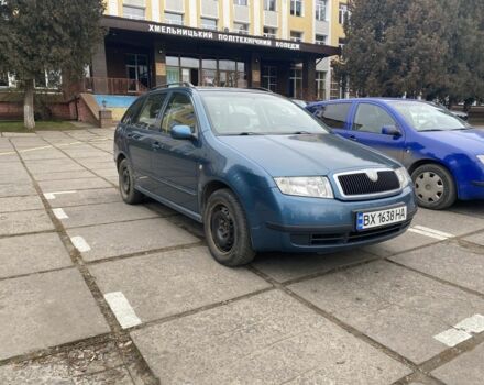 Синий Шкода Фабия, объемом двигателя 1.4 л и пробегом 175 тыс. км за 3000 $, фото 1 на Automoto.ua