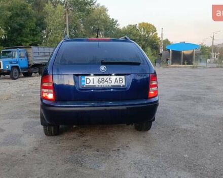 Синий Шкода Фабия, объемом двигателя 1.4 л и пробегом 200 тыс. км за 3500 $, фото 3 на Automoto.ua