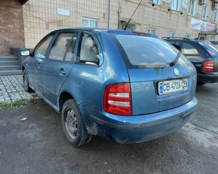 Синий Шкода Фабия, объемом двигателя 1.4 л и пробегом 354 тыс. км за 2250 $, фото 1 на Automoto.ua
