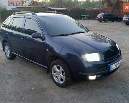 Синий Шкода Фабия, объемом двигателя 1.4 л и пробегом 200 тыс. км за 3500 $, фото 4 на Automoto.ua