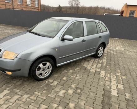 Синий Шкода Фабия, объемом двигателя 1.4 л и пробегом 190 тыс. км за 3900 $, фото 2 на Automoto.ua