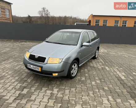 Синий Шкода Фабия, объемом двигателя 1.4 л и пробегом 190 тыс. км за 3900 $, фото 1 на Automoto.ua