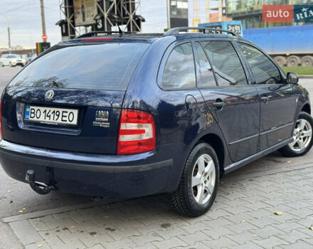 Шкода Фабия 2004 в Тернополе на Automoto.ua Синий Шкода Фабия, объемом двигателя 1.39 л и пробегом 200 тыс. км за 3650 $, фото 3 на Automoto.ua