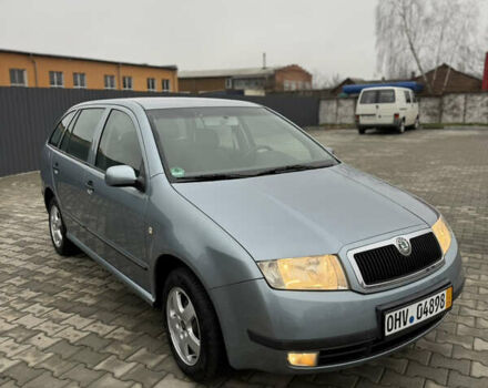 Синий Шкода Фабия, объемом двигателя 1.4 л и пробегом 190 тыс. км за 3900 $, фото 2 на Automoto.ua