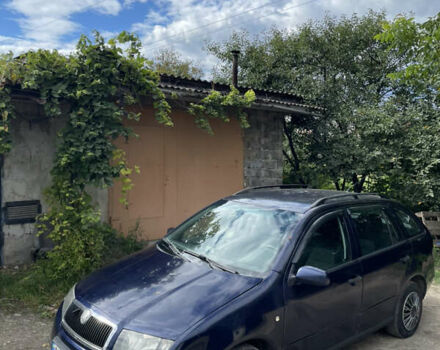 Синий Шкода Фабия, объемом двигателя 1.2 л и пробегом 270 тыс. км за 1550 $, фото 2 на Automoto.ua