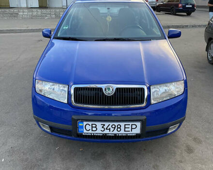 Синий Шкода Фабия, объемом двигателя 1.39 л и пробегом 250 тыс. км за 4300 $, фото 1 на Automoto.ua