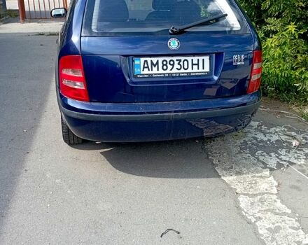 Синій Шкода Фабія, об'ємом двигуна 1.4 л та пробігом 288 тис. км за 3300 $, фото 3 на Automoto.ua