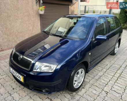 Синий Шкода Фабия, объемом двигателя 1.4 л и пробегом 183 тыс. км за 3700 $, фото 4 на Automoto.ua