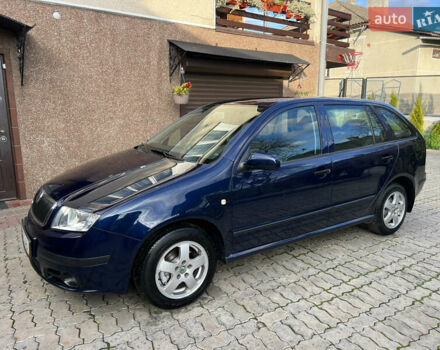 Синий Шкода Фабия, объемом двигателя 1.4 л и пробегом 183 тыс. км за 3700 $, фото 5 на Automoto.ua