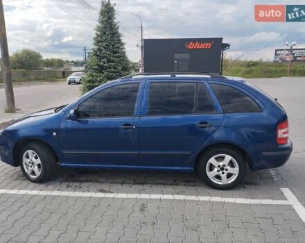 Синий Шкода Фабия, объемом двигателя 1.4 л и пробегом 192 тыс. км за 4800 $, фото 3 на Automoto.ua