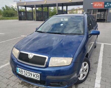 Синий Шкода Фабия, объемом двигателя 1.4 л и пробегом 192 тыс. км за 4800 $, фото 6 на Automoto.ua