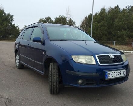 Синий Шкода Фабия, объемом двигателя 1.4 л и пробегом 230 тыс. км за 4250 $, фото 20 на Automoto.ua
