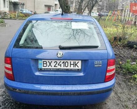 Синий Шкода Фабия, объемом двигателя 1.2 л и пробегом 163 тыс. км за 3600 $, фото 1 на Automoto.ua