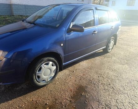 Синий Шкода Фабия, объемом двигателя 1.2 л и пробегом 338 тыс. км за 1500 $, фото 1 на Automoto.ua