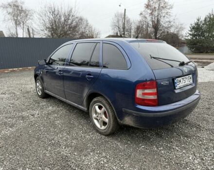 Синий Шкода Фабия, объемом двигателя 1.4 л и пробегом 180 тыс. км за 4150 $, фото 3 на Automoto.ua