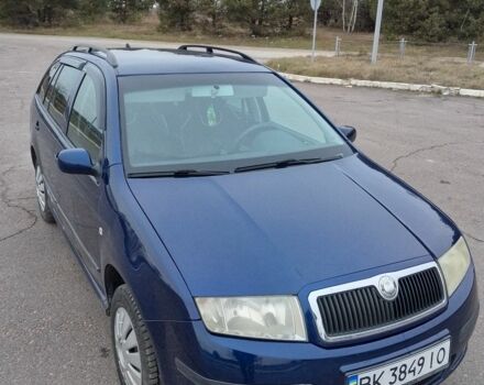 Синий Шкода Фабия, объемом двигателя 1.4 л и пробегом 230 тыс. км за 4250 $, фото 19 на Automoto.ua