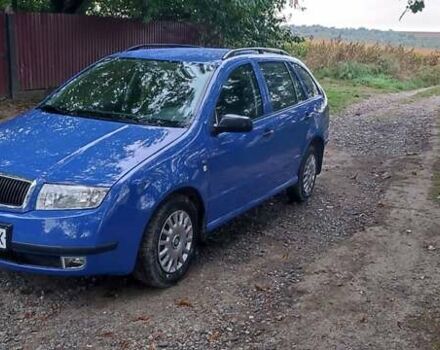 Синий Шкода Фабия, объемом двигателя 1.39 л и пробегом 202 тыс. км за 4600 $, фото 1 на Automoto.ua