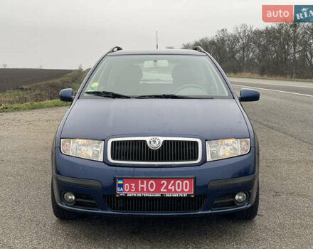 Синий Шкода Фабия, объемом двигателя 1.4 л и пробегом 250 тыс. км за 4500 $, фото 15 на Automoto.ua