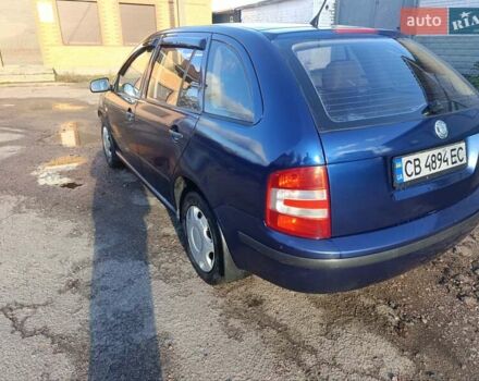 Синий Шкода Фабия, объемом двигателя 1.2 л и пробегом 382 тыс. км за 3799 $, фото 2 на Automoto.ua