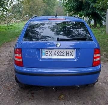 Синий Шкода Фабия, объемом двигателя 1.39 л и пробегом 202 тыс. км за 4600 $, фото 3 на Automoto.ua