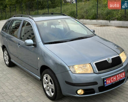 Синий Шкода Фабия, объемом двигателя 1.4 л и пробегом 239 тыс. км за 5700 $, фото 1 на Automoto.ua