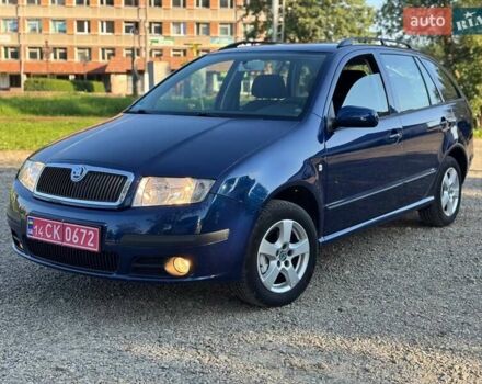 Синий Шкода Фабия, объемом двигателя 1.39 л и пробегом 230 тыс. км за 4699 $, фото 13 на Automoto.ua