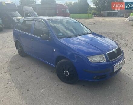 Синий Шкода Фабия, объемом двигателя 1.42 л и пробегом 342 тыс. км за 4700 $, фото 1 на Automoto.ua