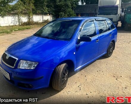 Синий Шкода Фабия, объемом двигателя 1.4 л и пробегом 344 тыс. км за 4300 $, фото 8 на Automoto.ua