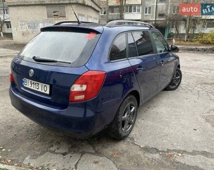 Синий Шкода Фабия, объемом двигателя 1.4 л и пробегом 247 тыс. км за 4200 $, фото 3 на Automoto.ua