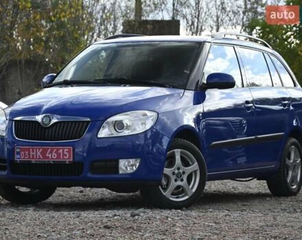 Синий Шкода Фабия, объемом двигателя 1.39 л и пробегом 178 тыс. км за 5950 $, фото 6 на Automoto.ua