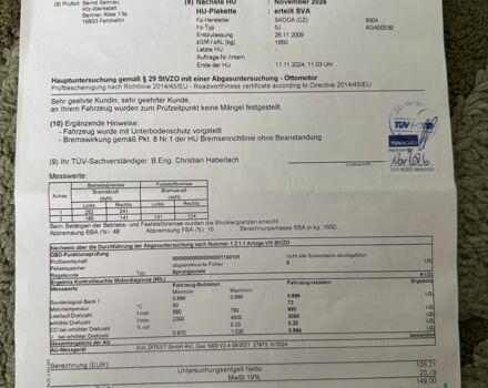 Синій Шкода Фабія, об'ємом двигуна 1.6 л та пробігом 178 тис. км за 6800 $, фото 8 на Automoto.ua