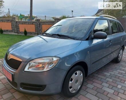 Синий Шкода Фабия, объемом двигателя 1.2 л и пробегом 161 тыс. км за 4750 $, фото 15 на Automoto.ua
