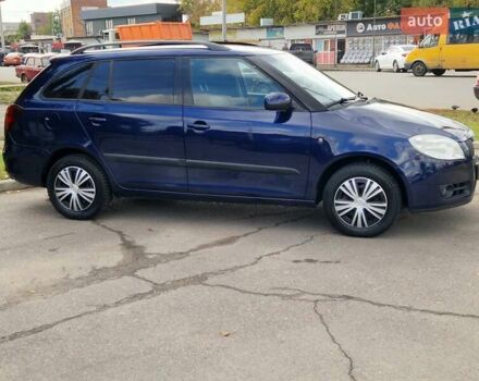 Синий Шкода Фабия, объемом двигателя 1.6 л и пробегом 225 тыс. км за 6500 $, фото 6 на Automoto.ua