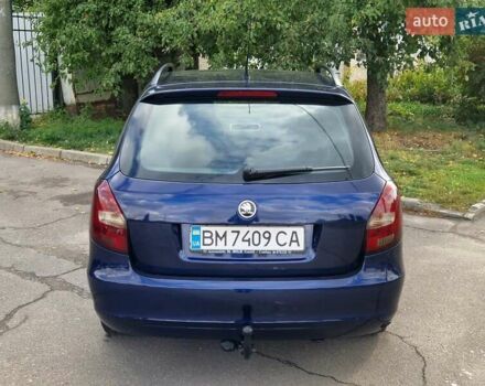 Синий Шкода Фабия, объемом двигателя 1.6 л и пробегом 225 тыс. км за 6500 $, фото 11 на Automoto.ua