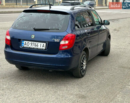 Синий Шкода Фабия, объемом двигателя 1.2 л и пробегом 160 тыс. км за 4500 $, фото 3 на Automoto.ua
