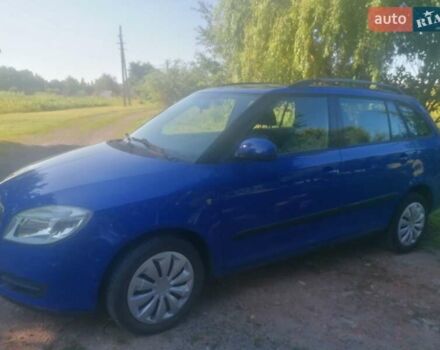 Синий Шкода Фабия, объемом двигателя 1.39 л и пробегом 167 тыс. км за 5500 $, фото 3 на Automoto.ua
