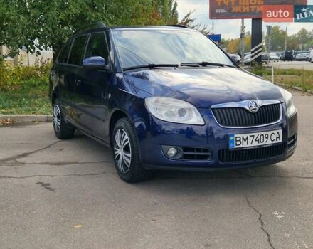 Синий Шкода Фабия, объемом двигателя 1.6 л и пробегом 225 тыс. км за 6500 $, фото 4 на Automoto.ua
