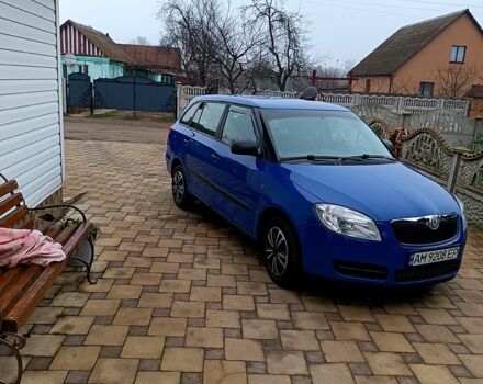 Синий Шкода Фабия, объемом двигателя 1.2 л и пробегом 178 тыс. км за 5100 $, фото 2 на Automoto.ua