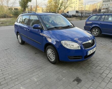 Синий Шкода Фабия, объемом двигателя 1.2 л и пробегом 150 тыс. км за 4500 $, фото 1 на Automoto.ua